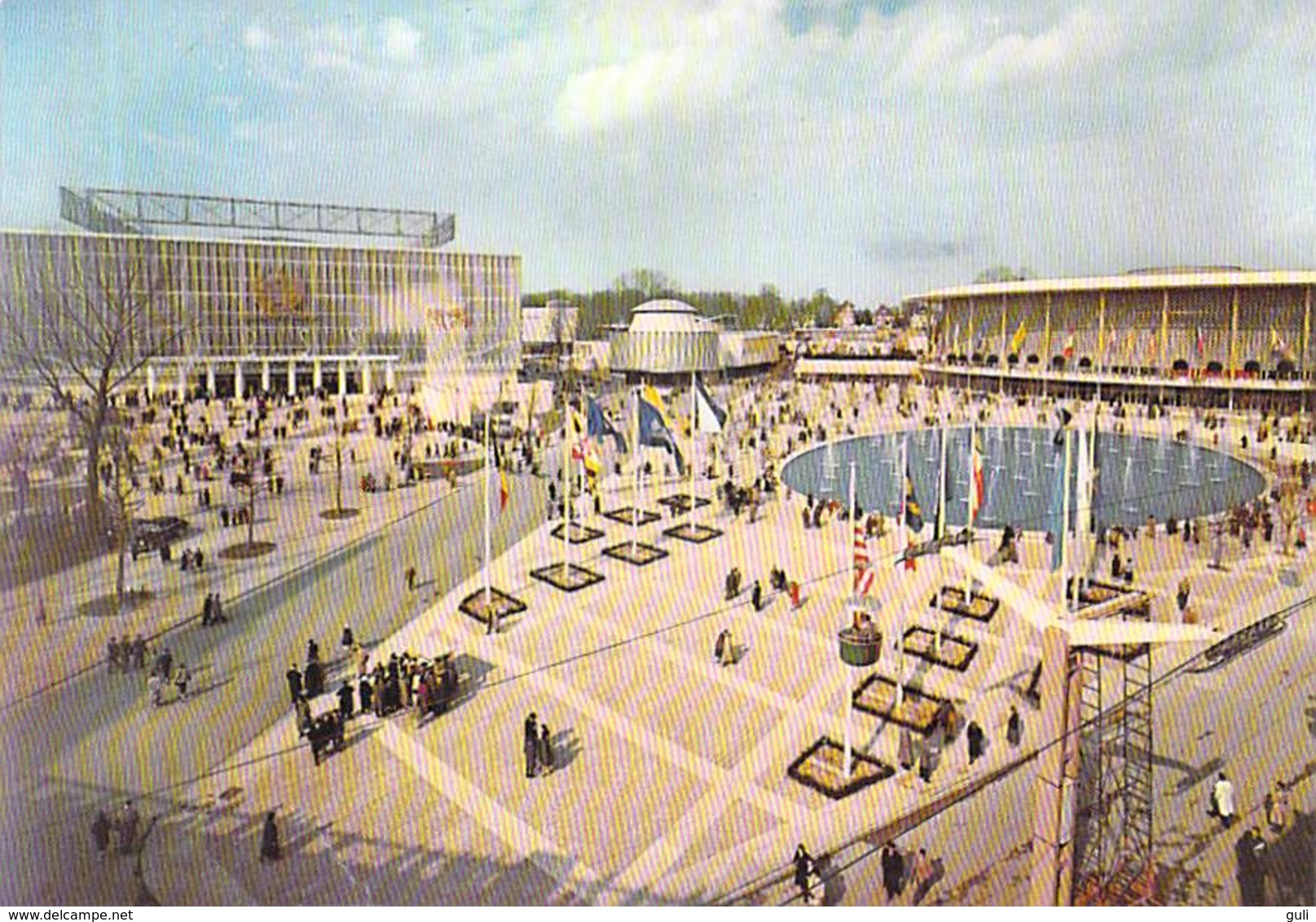 Belgique > BRUXELLES  (Laeken) Exposition Universelle 1958- Lot de 19 cartes cpsm, voir scan R / V des 19 cartes
