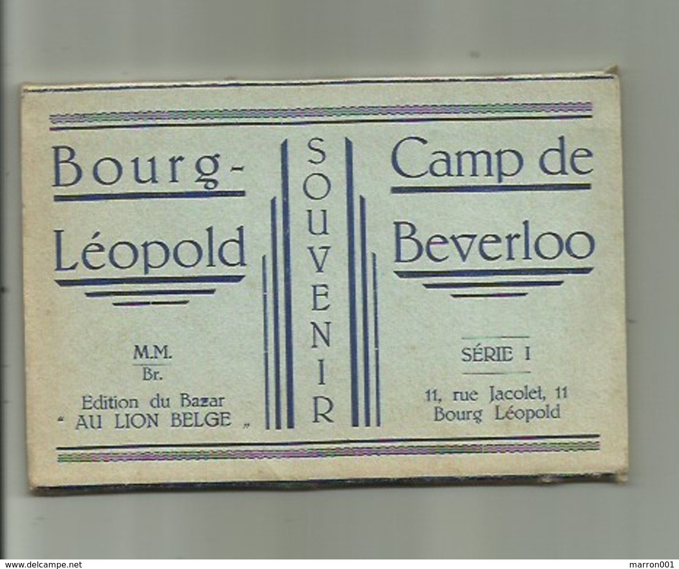 Camp De Beverloo: Boekje Met 10 Postkaarten - Leopoldsburg (Kamp Van Beverloo)