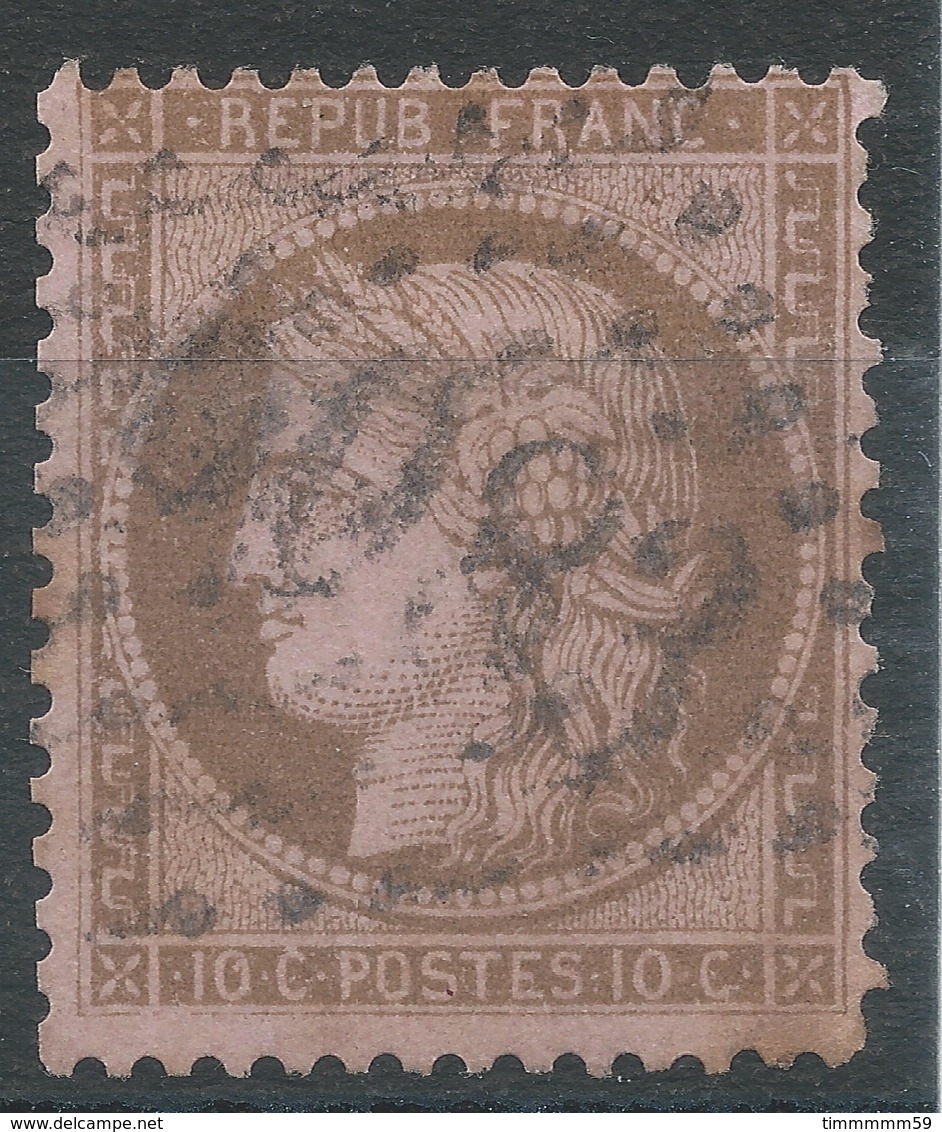 Lot N°44706  Variété/n°58, Oblit GC étranger 5083 Constantinople, (Turquie), Fond Ligné Horizontal - 1871-1875 Ceres