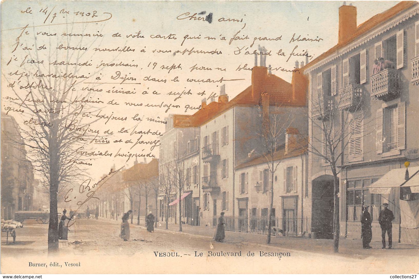 70-VESOUL- LE BOULEVARD DE BESANCON - Vesoul