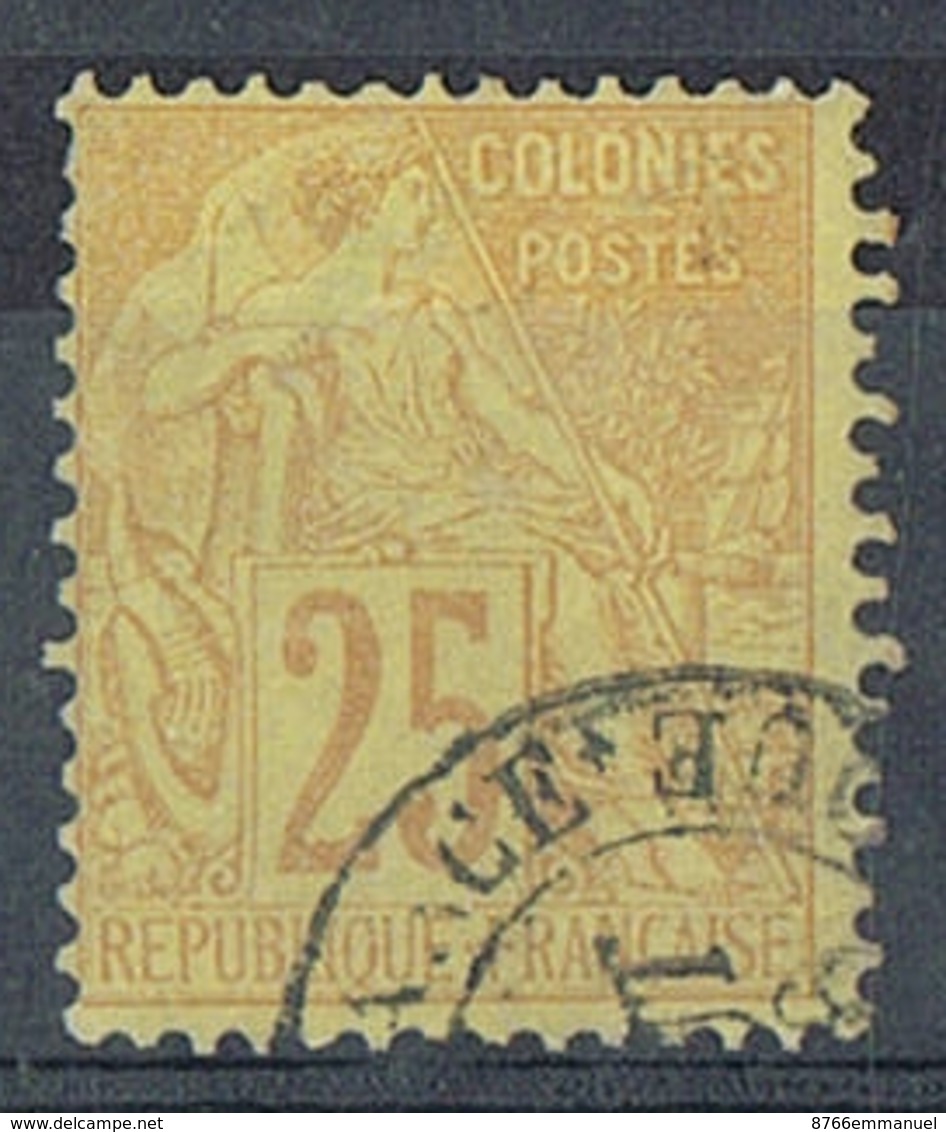 COLONIES GENERALES N°53 Oblitération De Fort-de-France, Martinique - Alphée Dubois