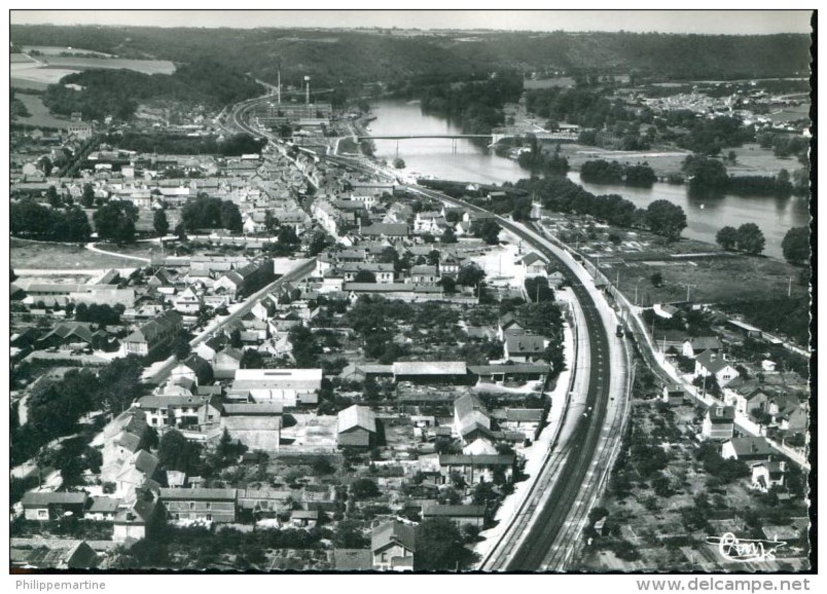 78 - Bonnières : Vue Générale Aérienne - Bonnieres Sur Seine