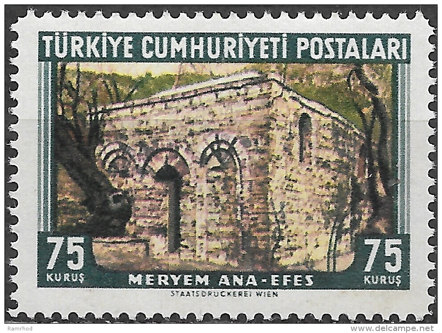 TURKEY 1962 Tourist Issue - 75k - Exterior MNH - Ongebruikt