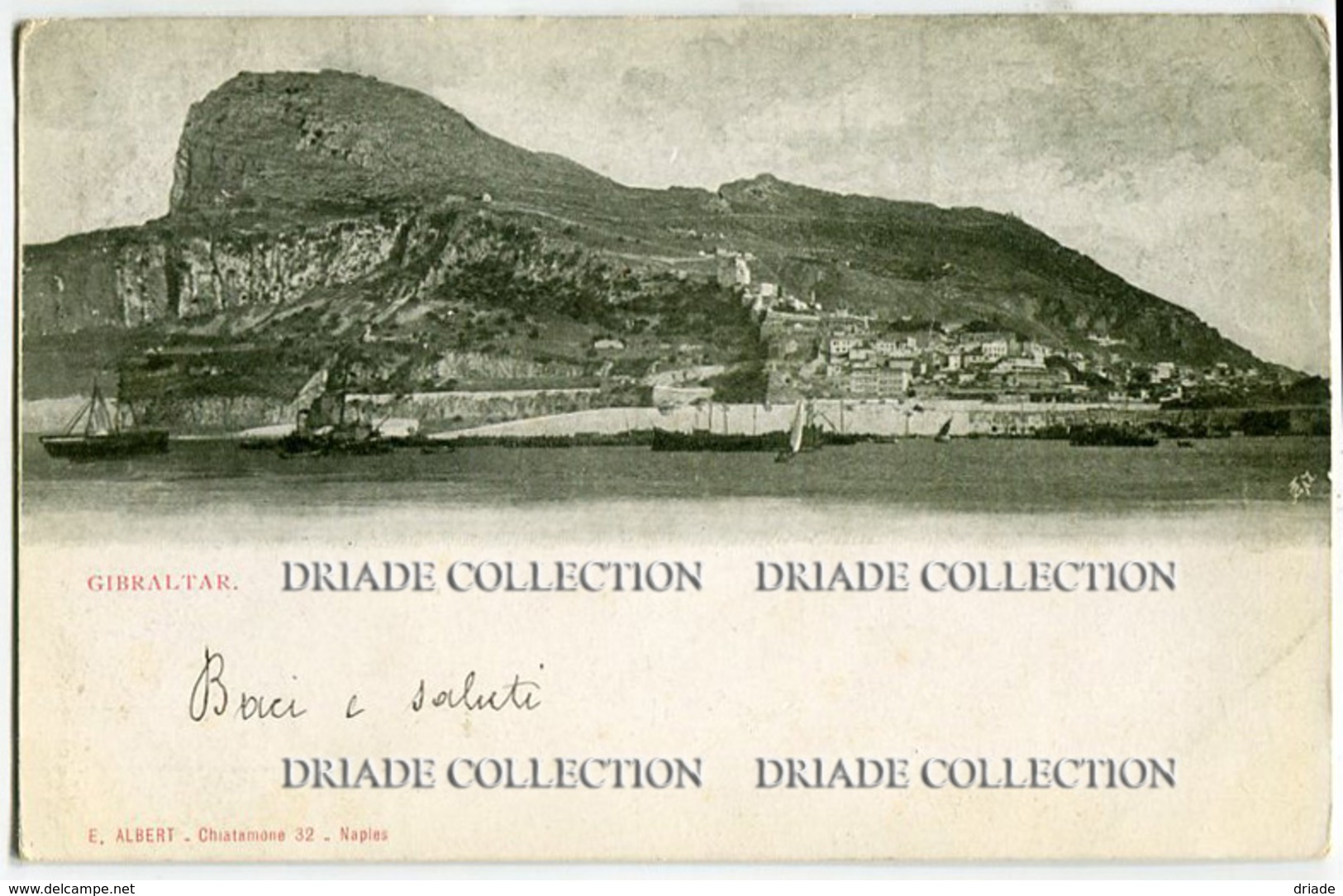 CARTOLINA GIBILTERRA GIBRALTAR VIAGGIATA - Gibilterra