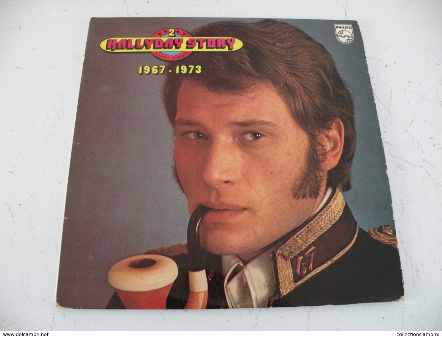 Johnny Hallyday - Chansons De 1967 à 1975 (Titres Sur Photos) - Vinyle 33 T - LP Double Album - Other & Unclassified