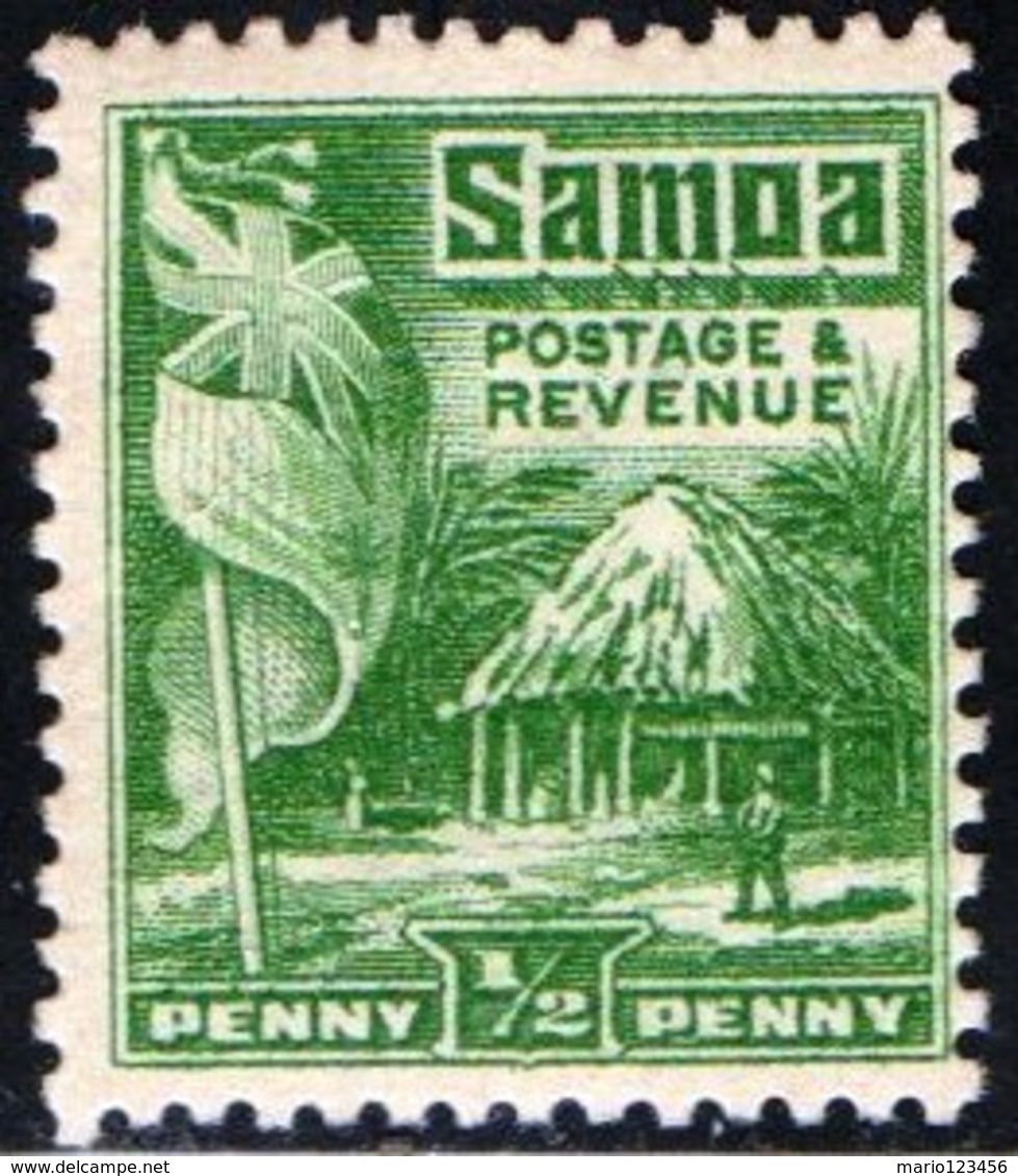 SAMOA, MANDATO NUOVA ZELANDA, OLANDA, USI E COSTUMI, 1921, FRANCOBOLLI NUOVI (MLH*) Mi. 56A    Scott 142 - Samoa