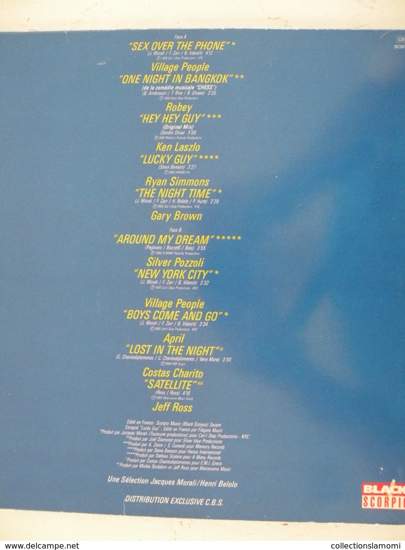 Les Hits Des Clubs Versions Originales 1985 -  (Titres Sur Photos) - Vinyle 33T LP - Compilations