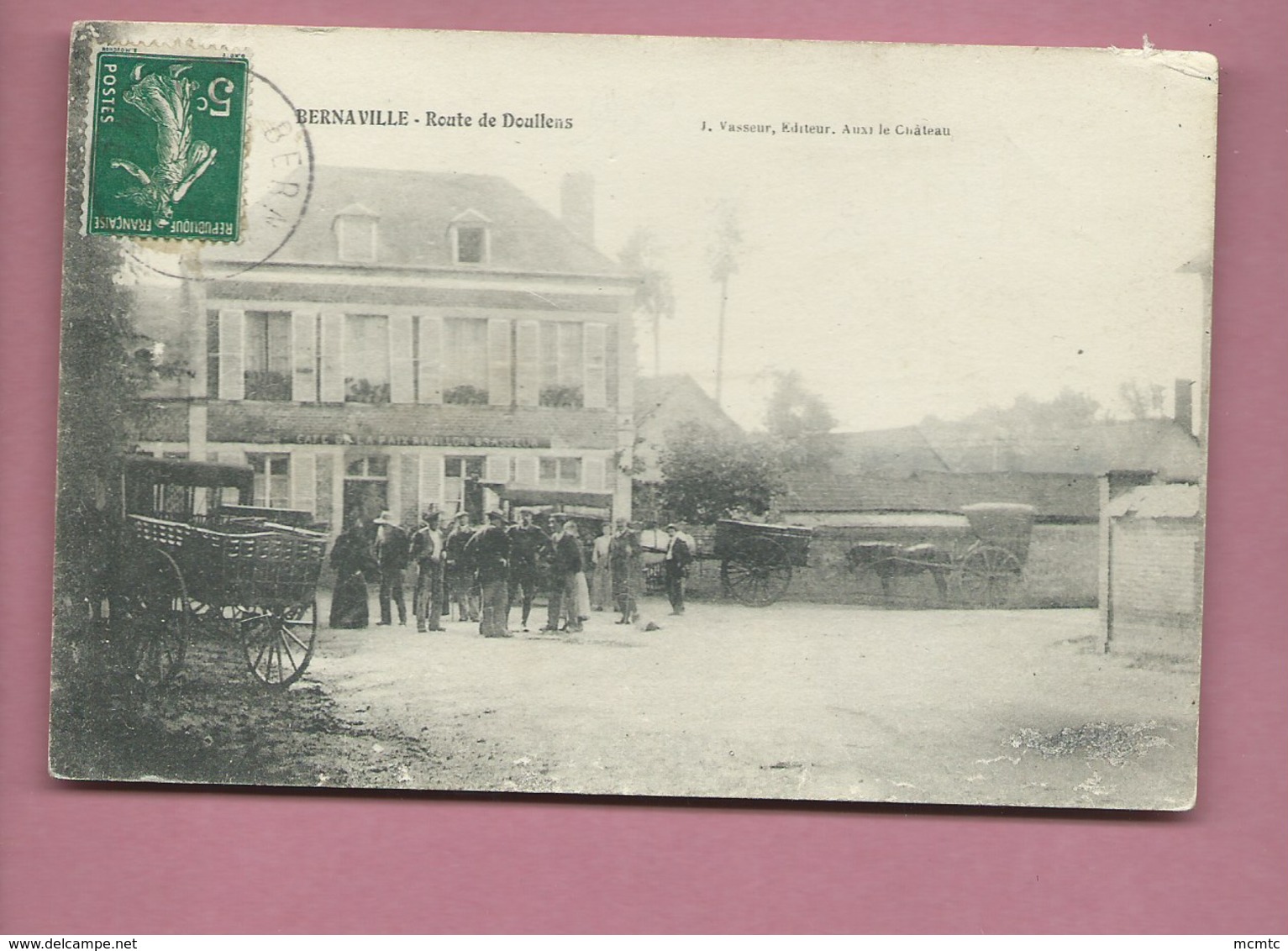 CPA - Bernaville  - Route De Doullens - Autres & Non Classés