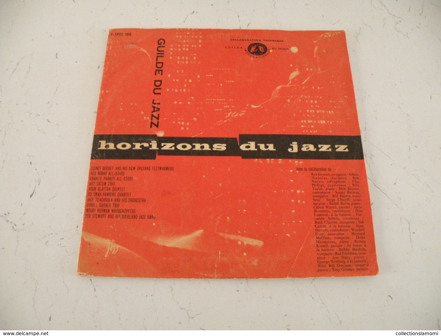 Horizons Du Jazz Avec Les Grands Nom Du Jazz Américains Des Années 50/60 (Titres Sur Photos) - Vinyle 33 T LP - Jazz