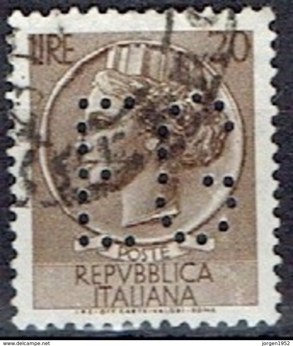 ITALY  #  FROM 1955-56 STAMPWORLD 942 - 1946-60: Usados