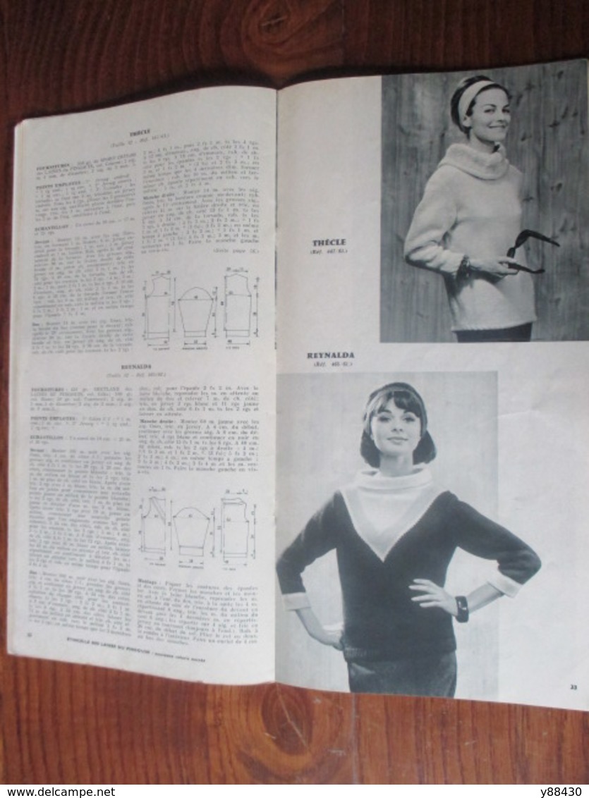 Catalogue de patrons pour vêtements - Année 1962 - MON TRICOT - n°53 - 60 pages  - 14 photos