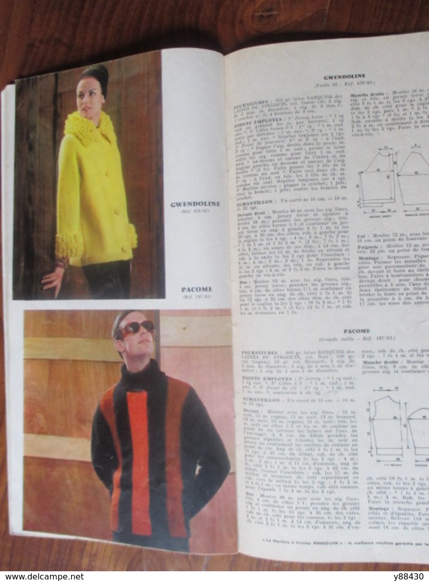 Catalogue de patrons pour vêtements - Année 1962 - MON TRICOT - n°53 - 60 pages  - 14 photos