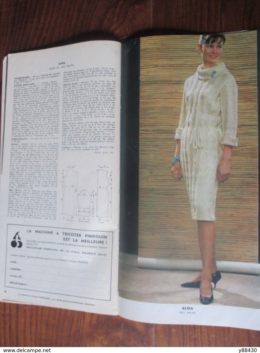 Catalogue de patrons pour vêtements - Année 1962 - MON TRICOT - n°53 - 60 pages  - 14 photos