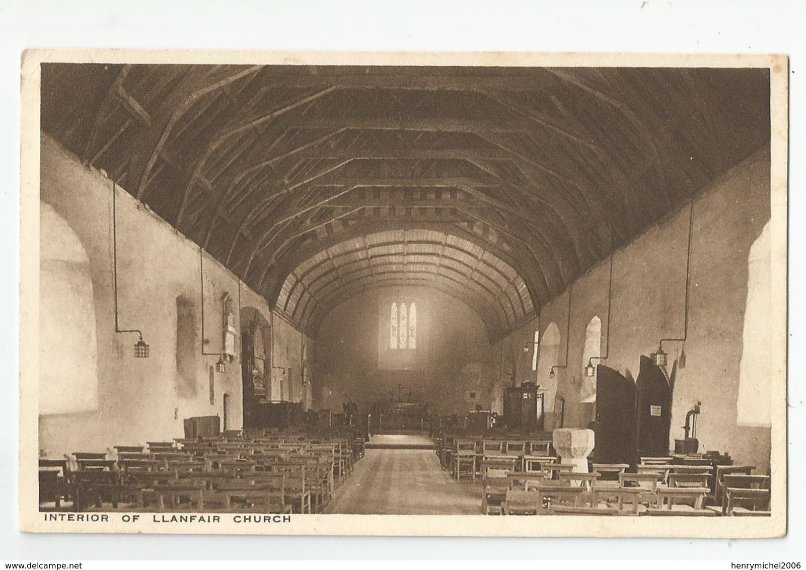 Royaume Uni - Pays De Galles - Interior Of Llanfair Church - Carmarthenshire