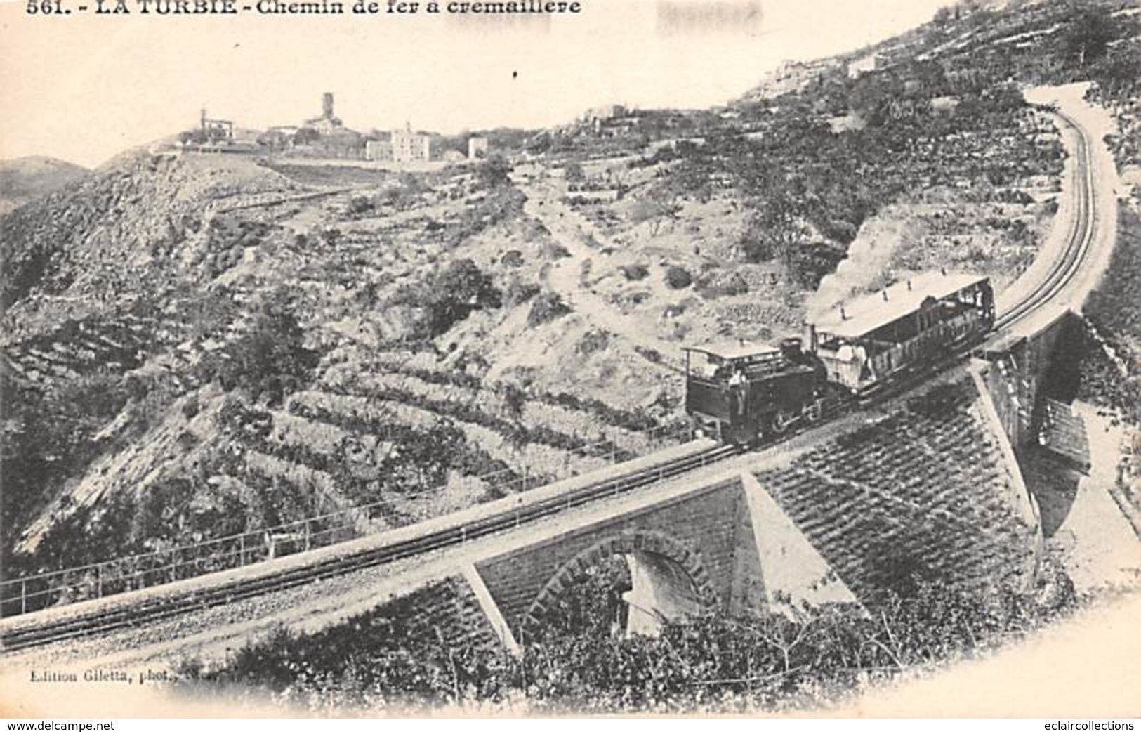 La Turbie     06        Chemin De Fer A Crémaillère De Monte-Carlo     (voir Scan) - La Turbie