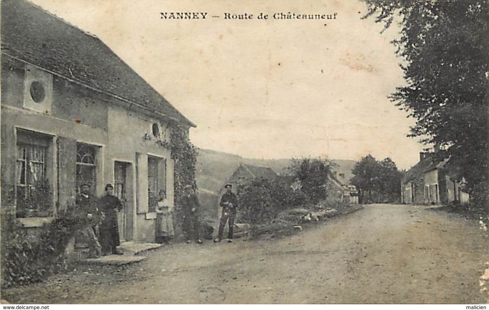 - Dpts Div.-ref-AD97- Vaucluse - Nanney - Route De Chateauneuf - Voir Etat - - Autres & Non Classés