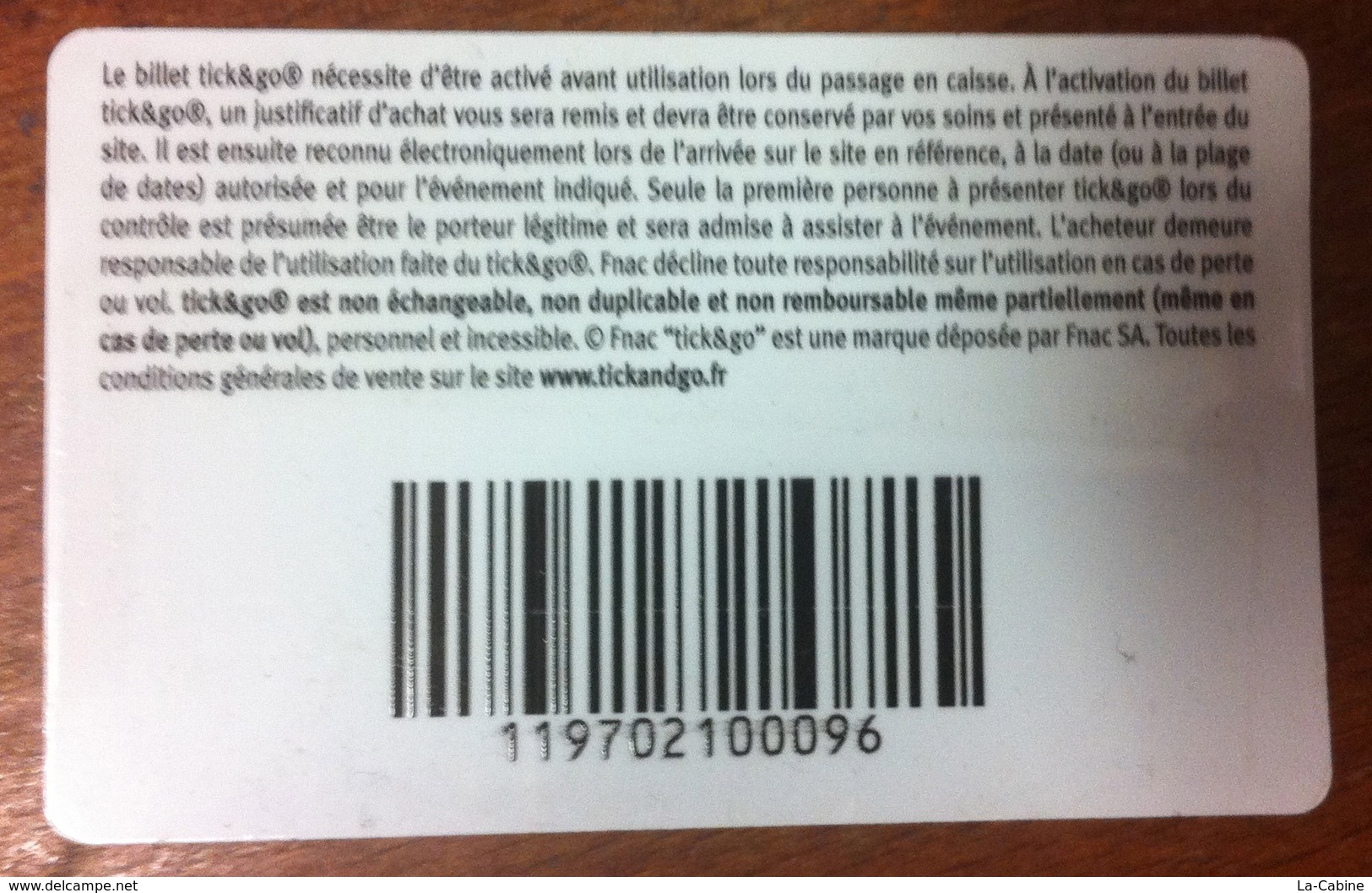 CARTE TICK&GO SÉSAMO PORT AVENTURA 2013 NO PHONECARD CARD PAS TÉLÉCARTE GIFT CARD POUR COLLECTIONNEUR - Cartes Cadeaux