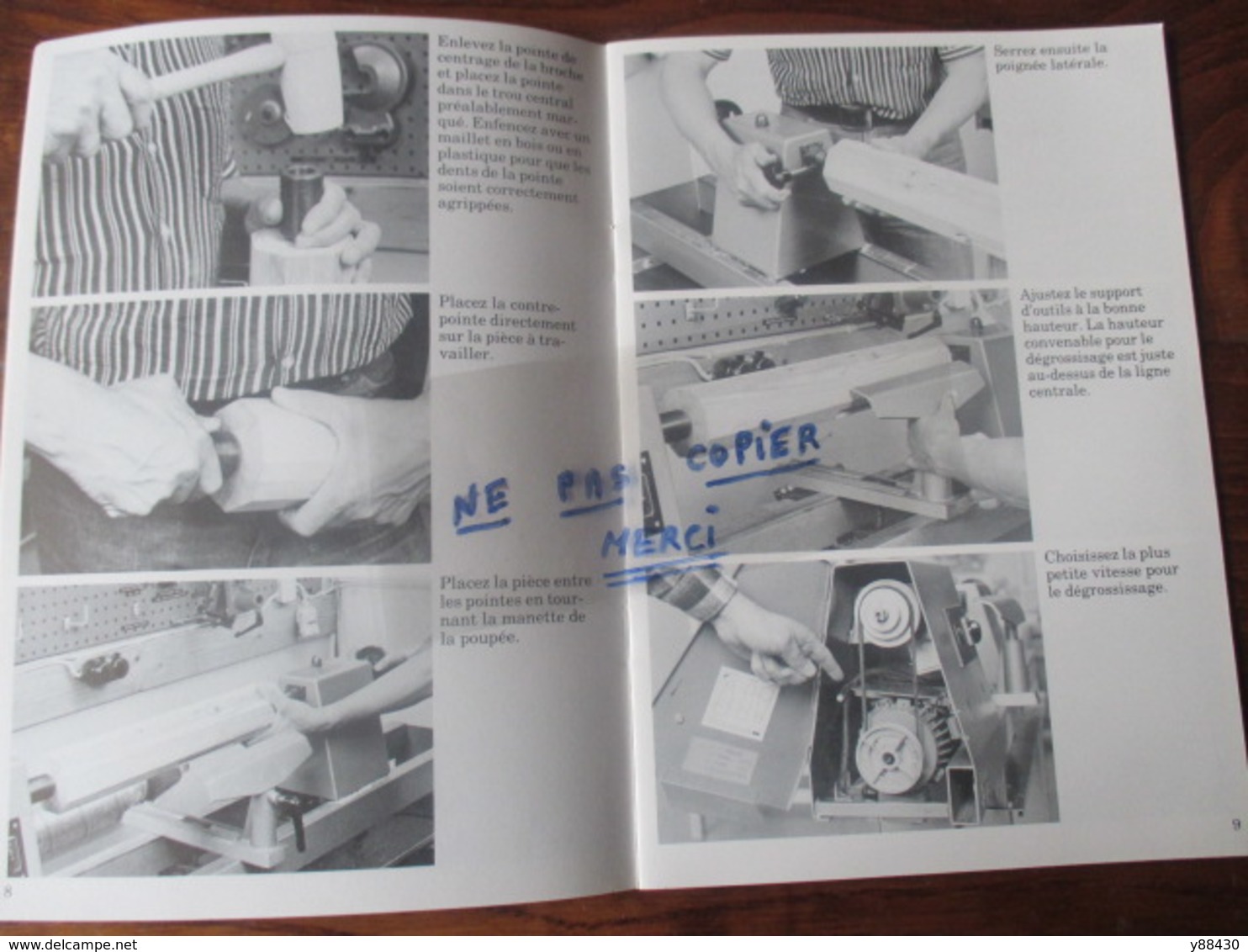 Catalogue de conseils pour le tournage du BOIS -  INCA Sarl  FRAIZE. 88 - Luna AB Alingsäs Suède - 28 pages  - 14 photos