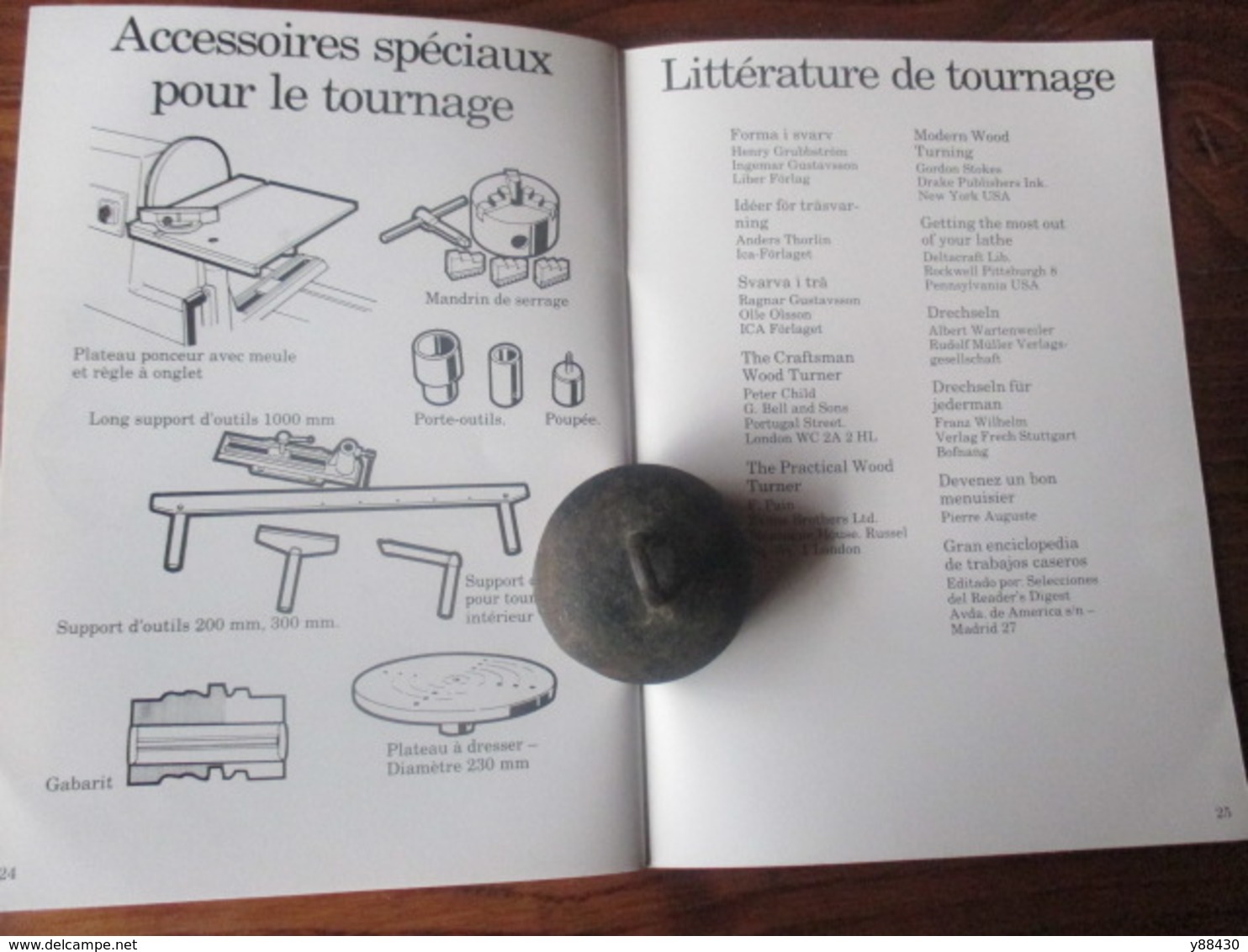 Catalogue de conseils pour le tournage du BOIS -  INCA Sarl  FRAIZE. 88 - Luna AB Alingsäs Suède - 28 pages  - 14 photos