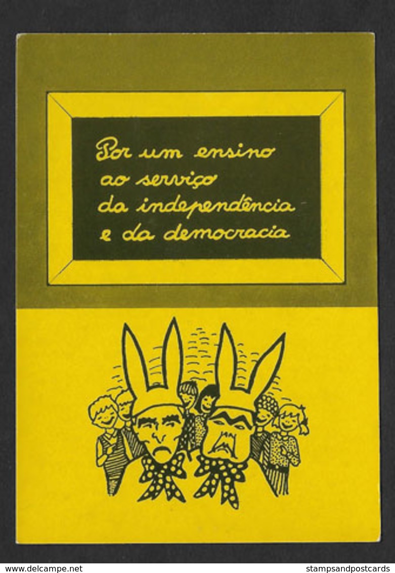 Portugal Autocollant Politique PCP(ML) Communiste Anti-URSS Cunhal Brejnev 1976 Communists Anti-USSR Political Sticker - Autocollants