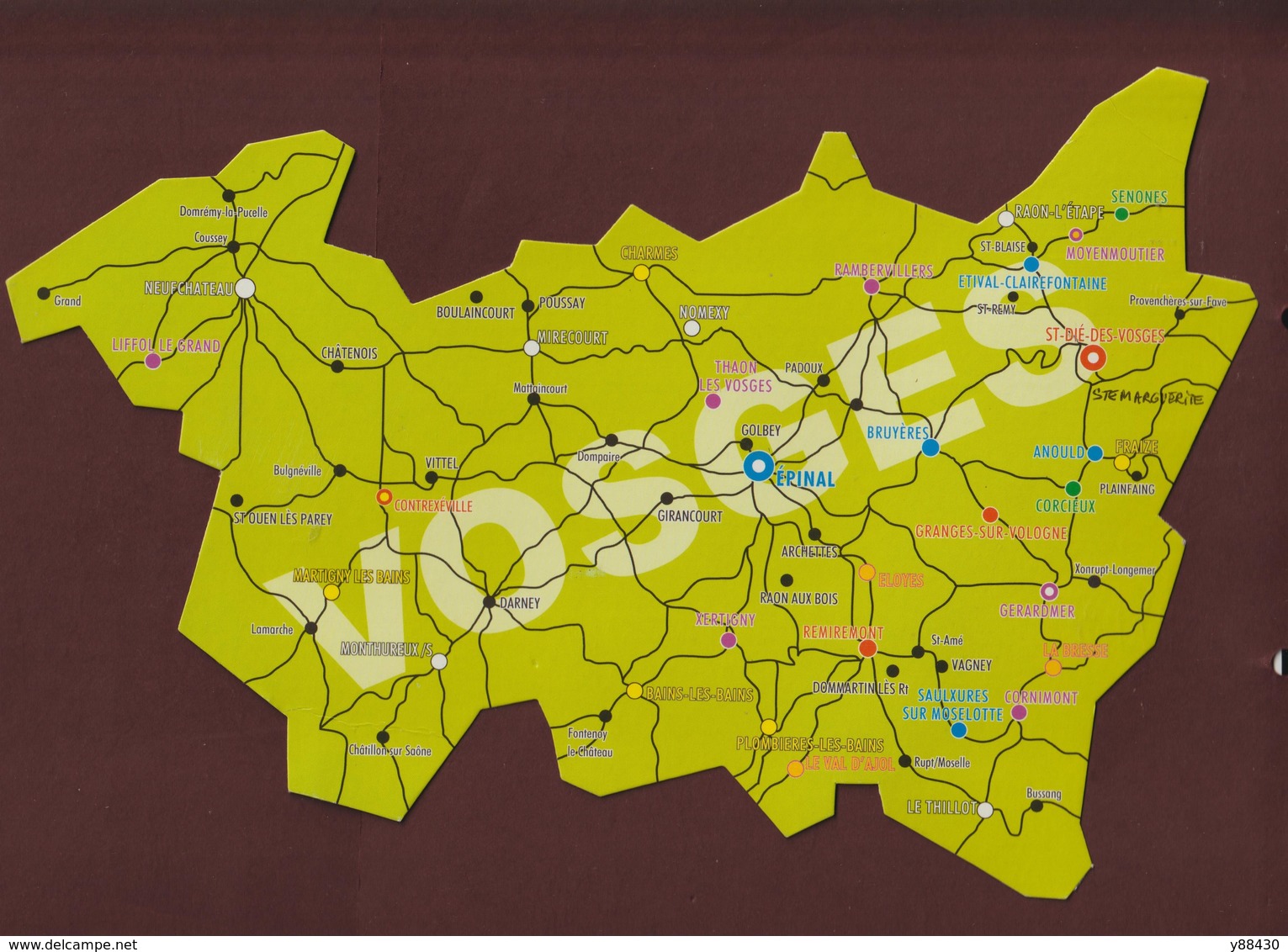 Calendrier DES MARCHES Dans Les VOSGES. 88 - Tous Les Marchés Et Foires Dans Les Vosges - 2 Scannes - Big : 2001-...