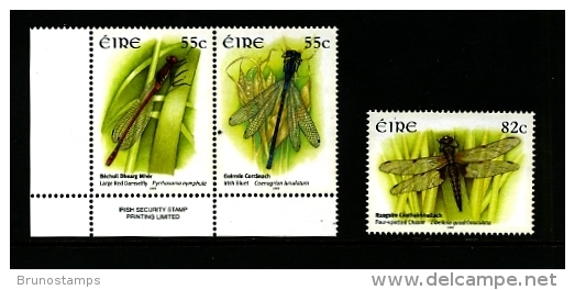 IRELAND/EIRE - 2009  DRAGONFLIES  SET  MINT NH - Nuovi