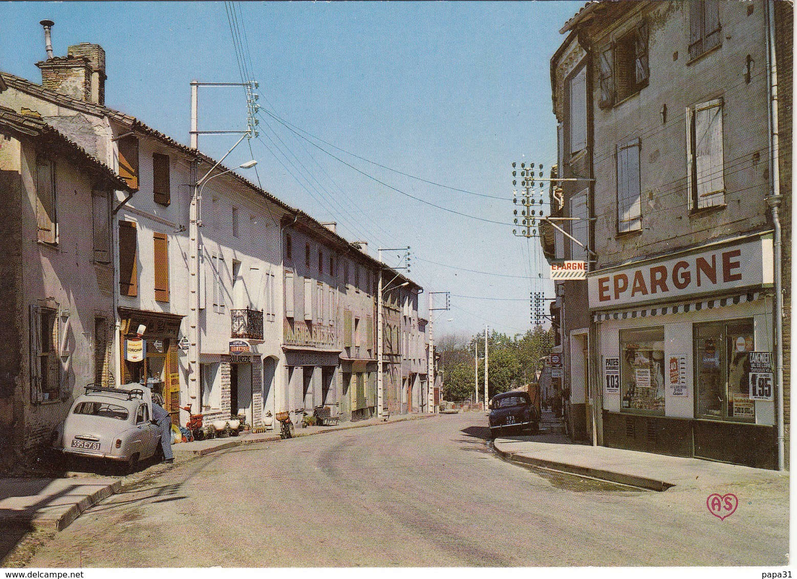 SALVAGNAC -  La Grande Rue  Avec Le Magasin L'Epargne - Salvagnac