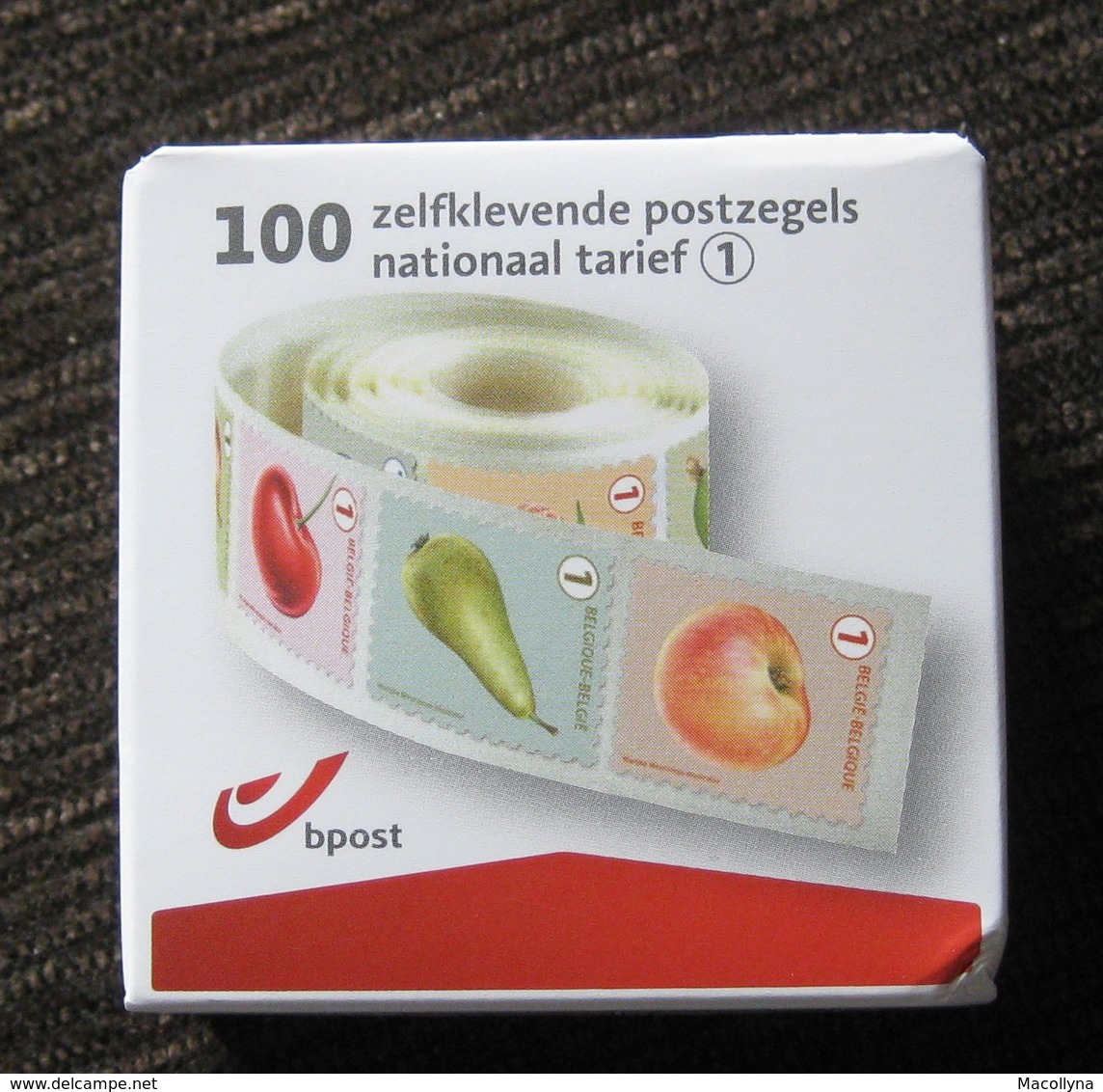 Belg. 2018   Doosje  Met 100 Rolzegels Met 10 X 10 Verschillend Fruit**   Des Fruits En Boîte - België-Belg. 2018 Doos - Rouleaux