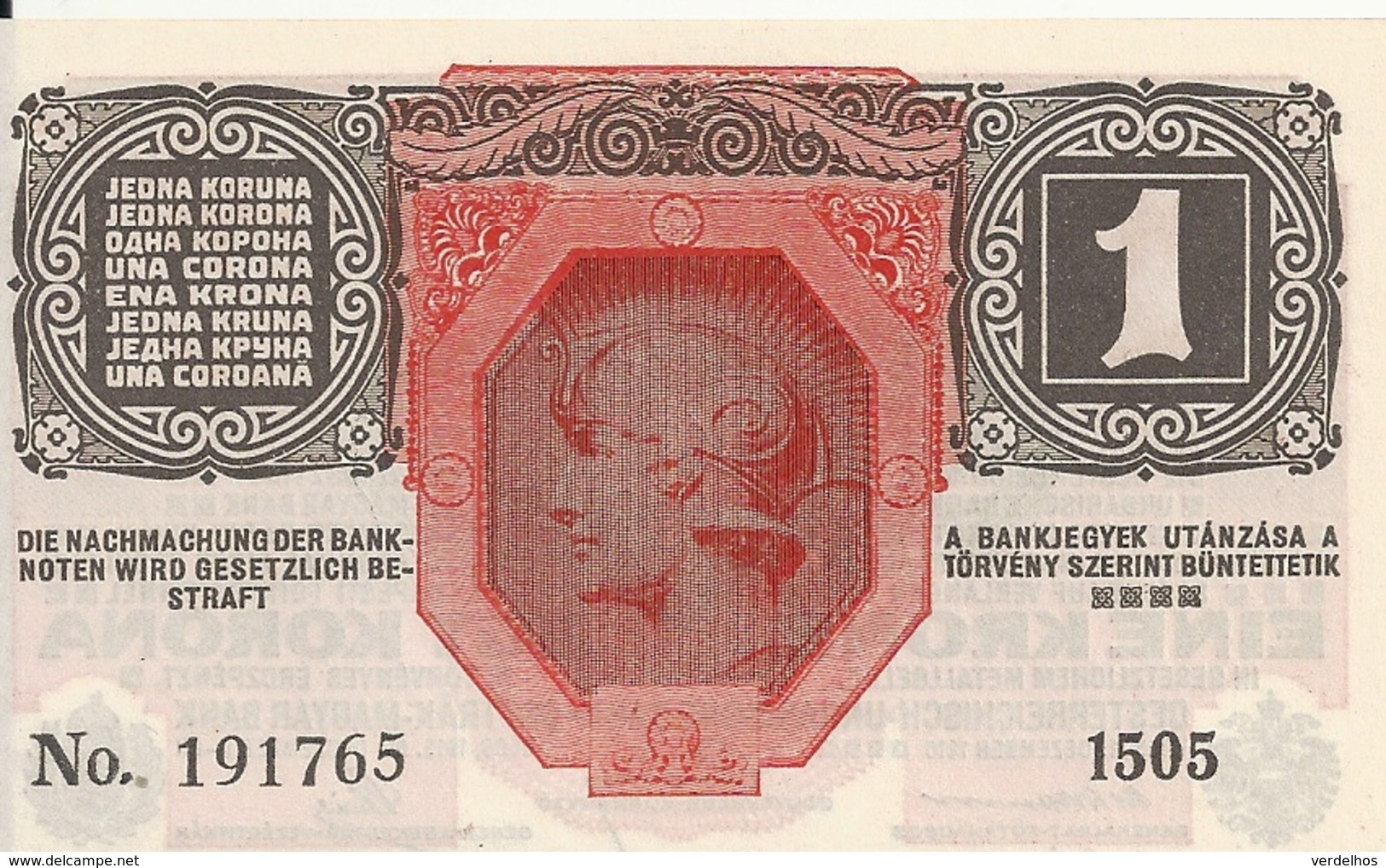 AUTRICHE 1 KRONE 1916 UNC P 49 - Austria