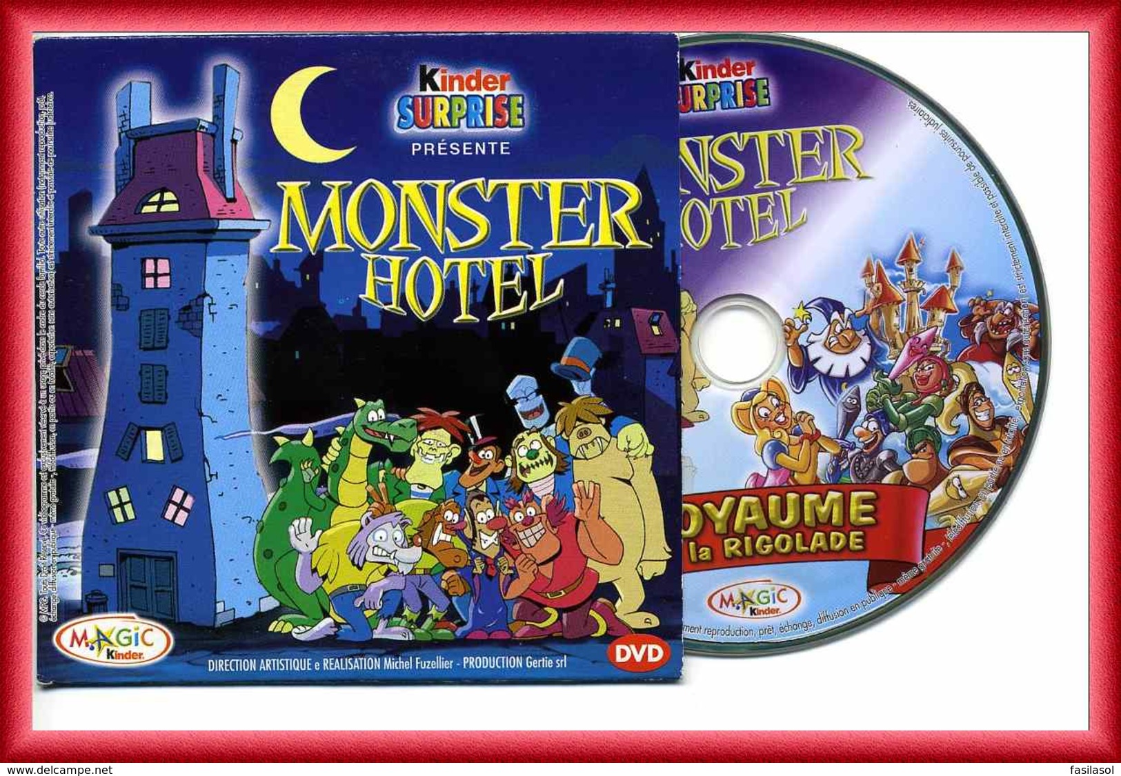 DVD Publicitaire Magic-Kinder Surprise : Monster Hotel - Royaume De La Rigolade - Instructions