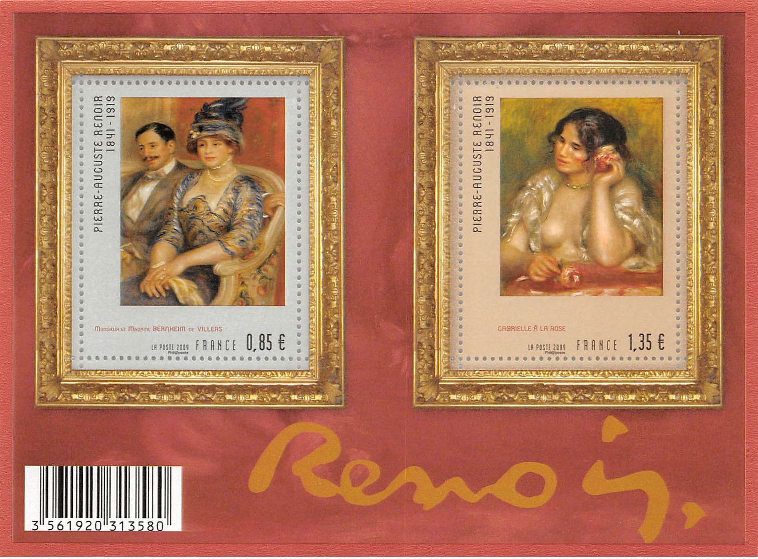 FRANCE RENOIR - BLOC N°4406** - Neufs