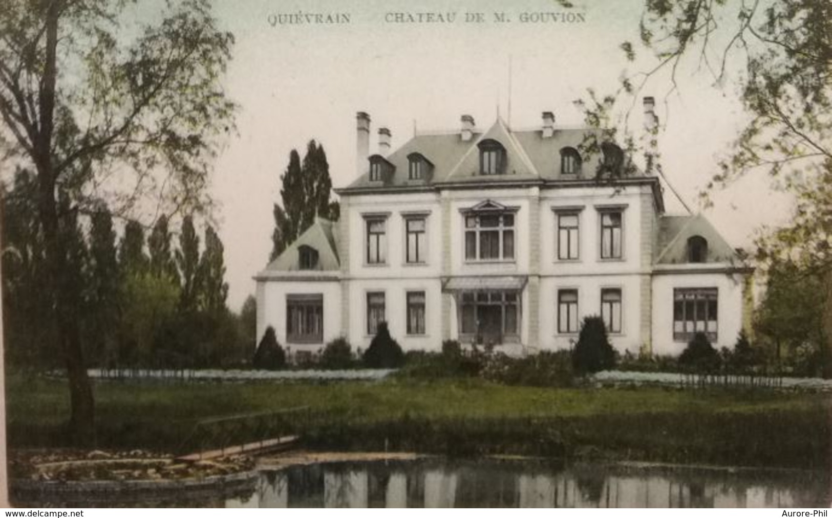 Quiévrain Château De M. Gouvion (Couleur) - Quiévrain