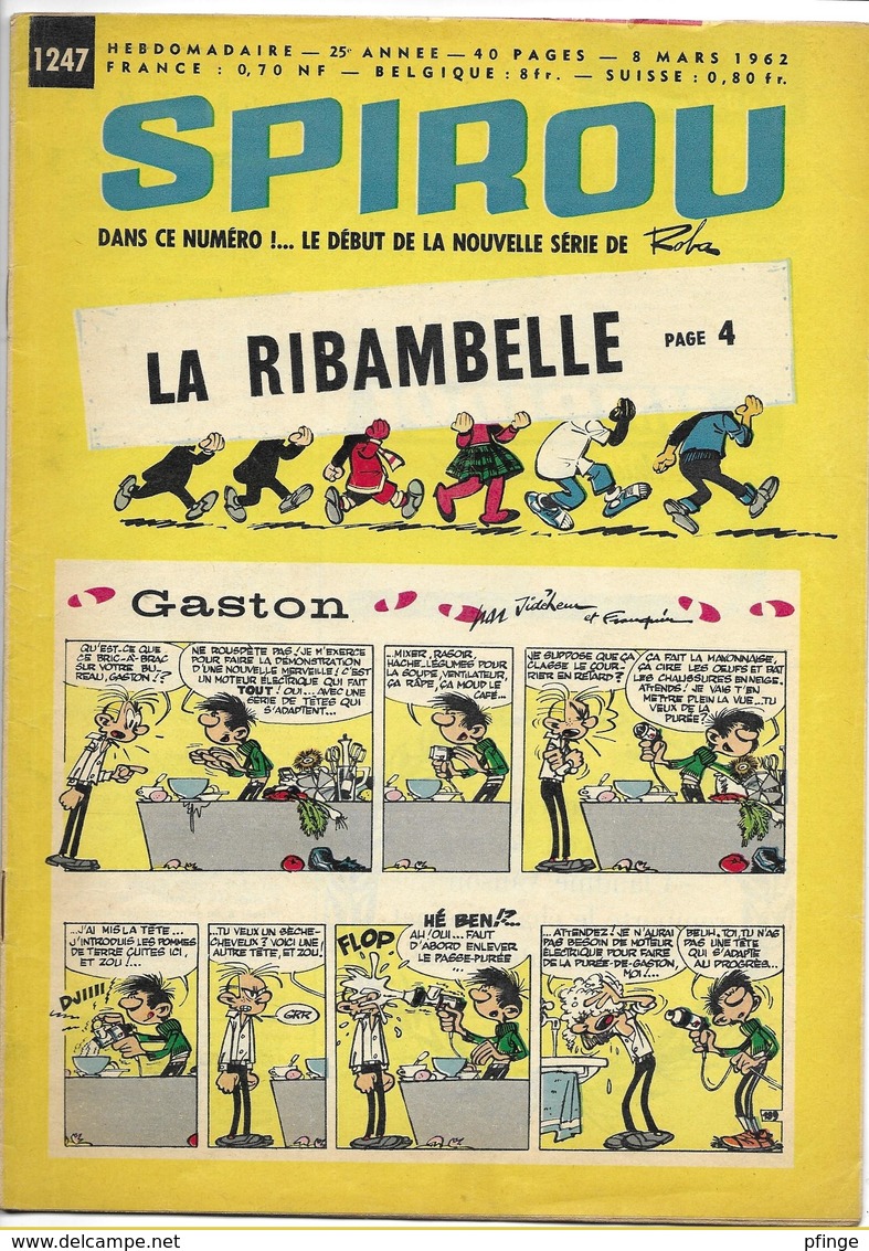 Lot De 13 Spirou, 1962 , Numéros 1238 à 1250 - Wholesale, Bulk Lots