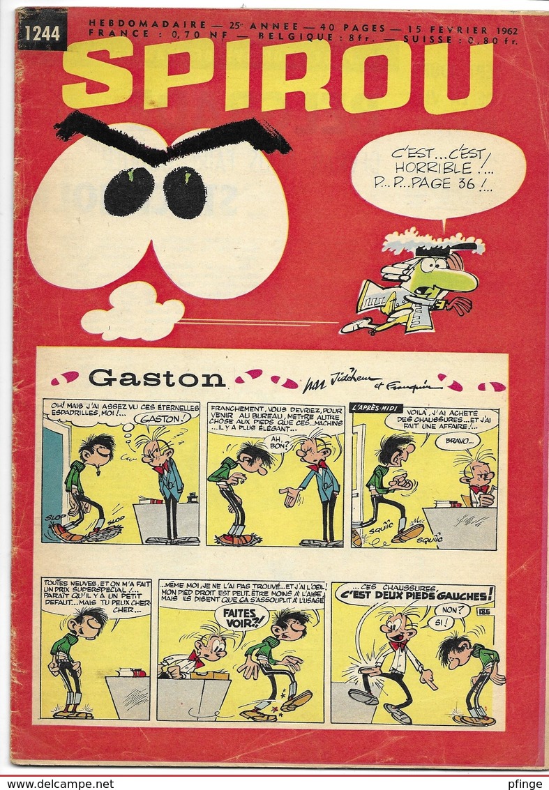 lot de 13 Spirou, 1962 , numéros 1238 à 1250