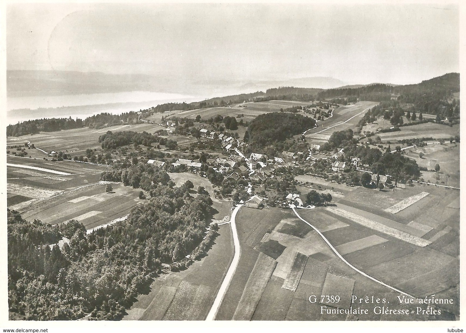 Prêles - Vue Aérienne               1951 - Prêles