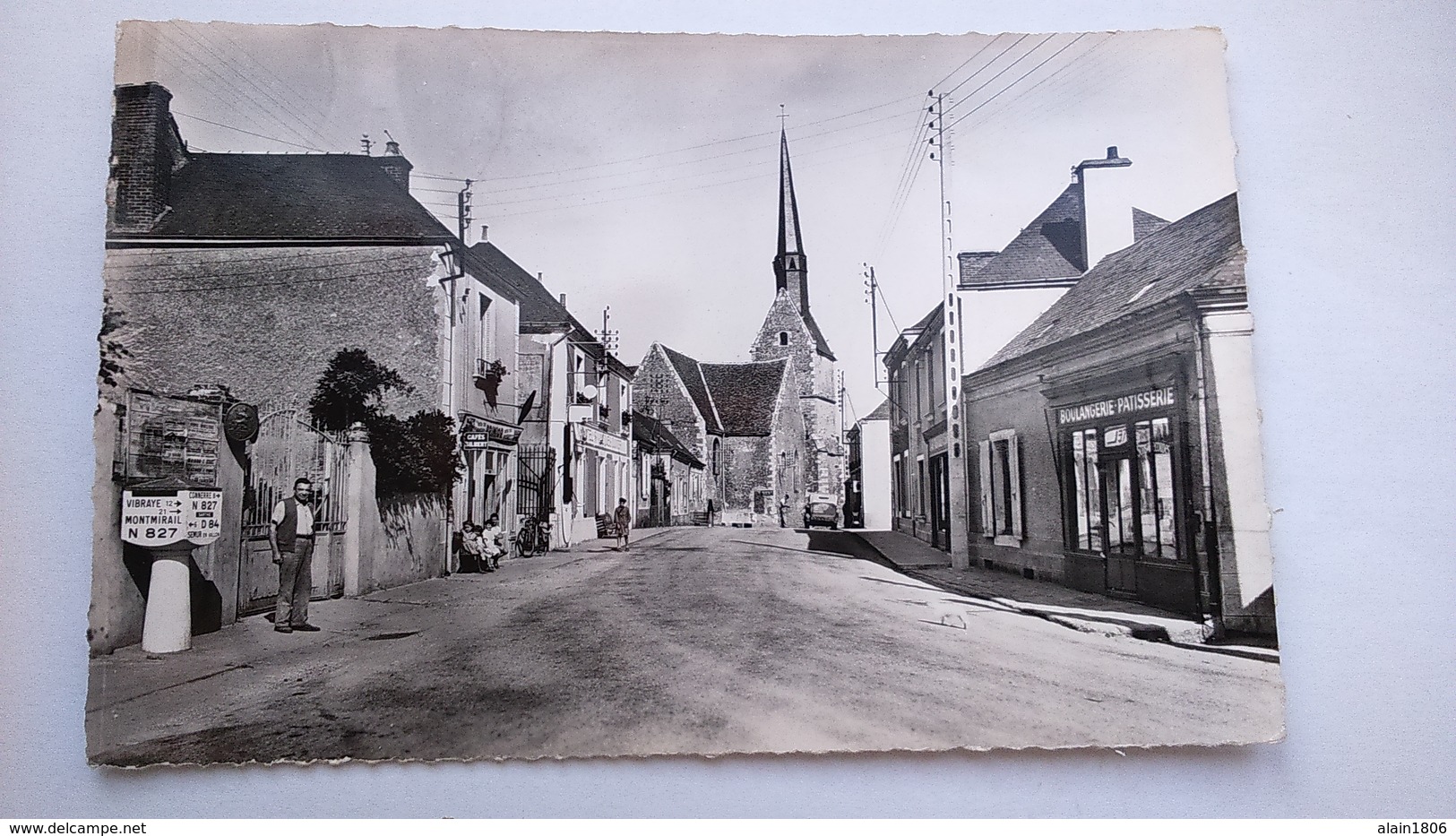 Carte Postale ( I  3 ) Ancienne De Dollon , Rue Principale - Autres & Non Classés