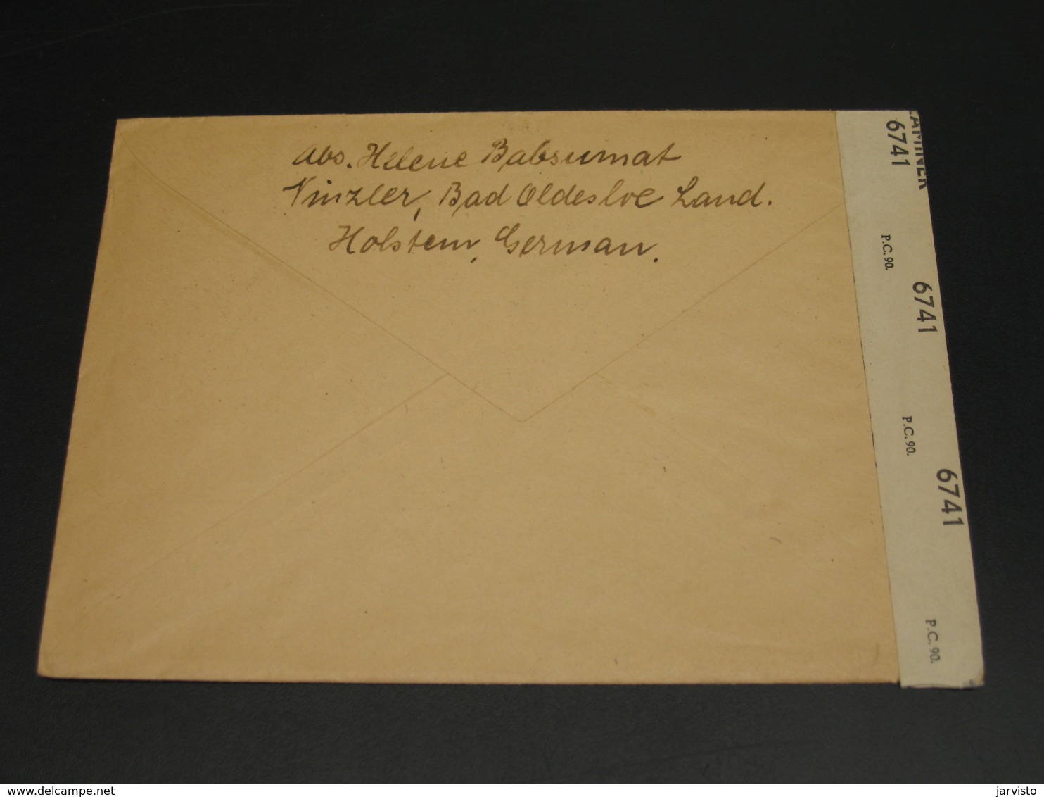 Germany 1947 Bad Oldesloe Censored Cover To USA *21701 - Other & Unclassified