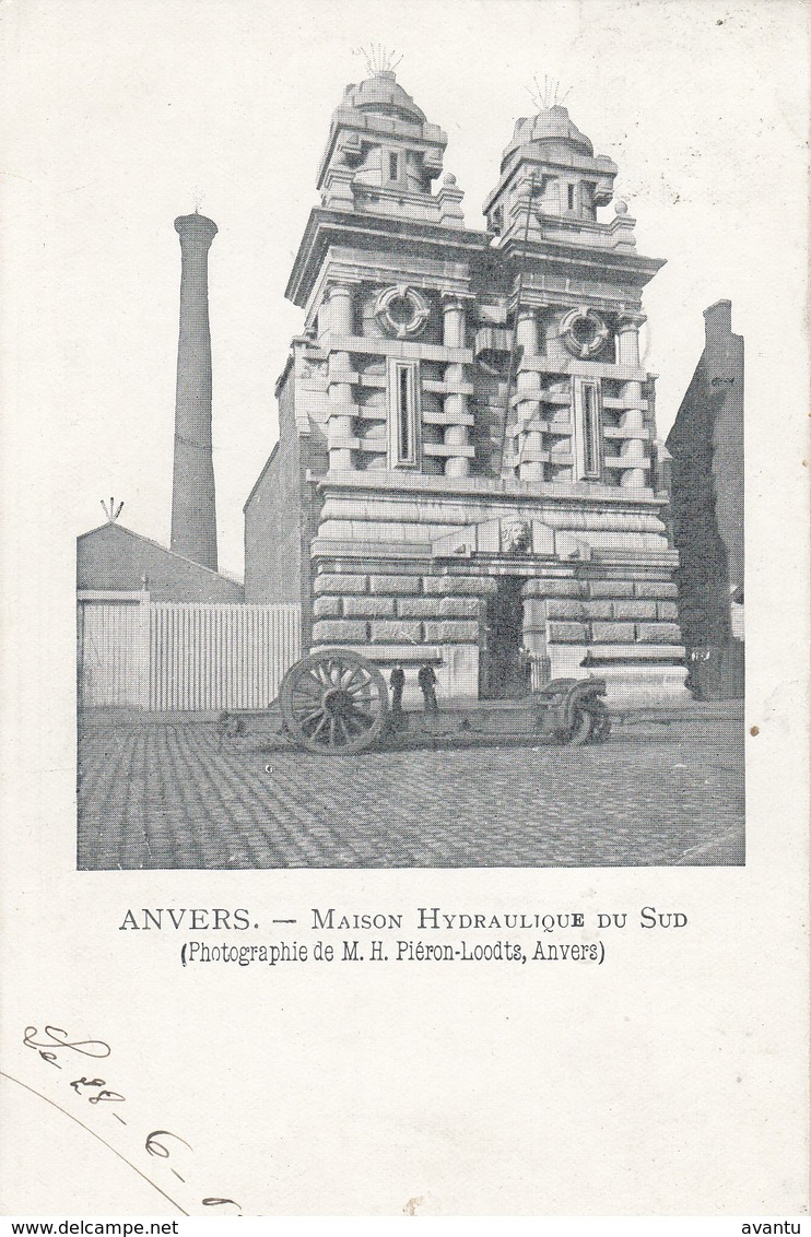 ANTWERPEN / MAISON HYDRAULIQUE DU SUD / HYDRAULISCH STATION ZUID  1902 - Antwerpen