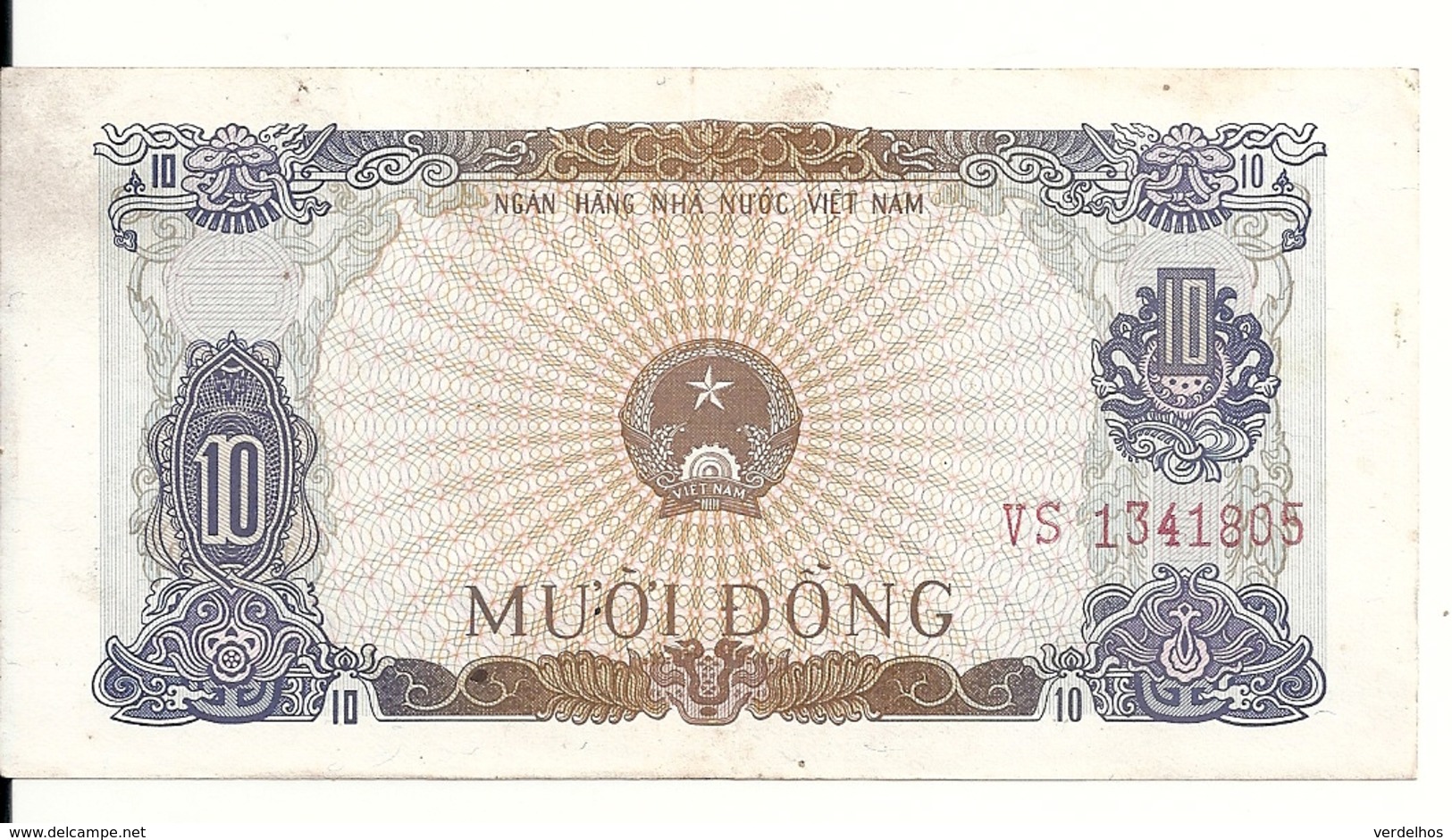 VIET NAM 10 DONG 1976 VF P 82 - Vietnam