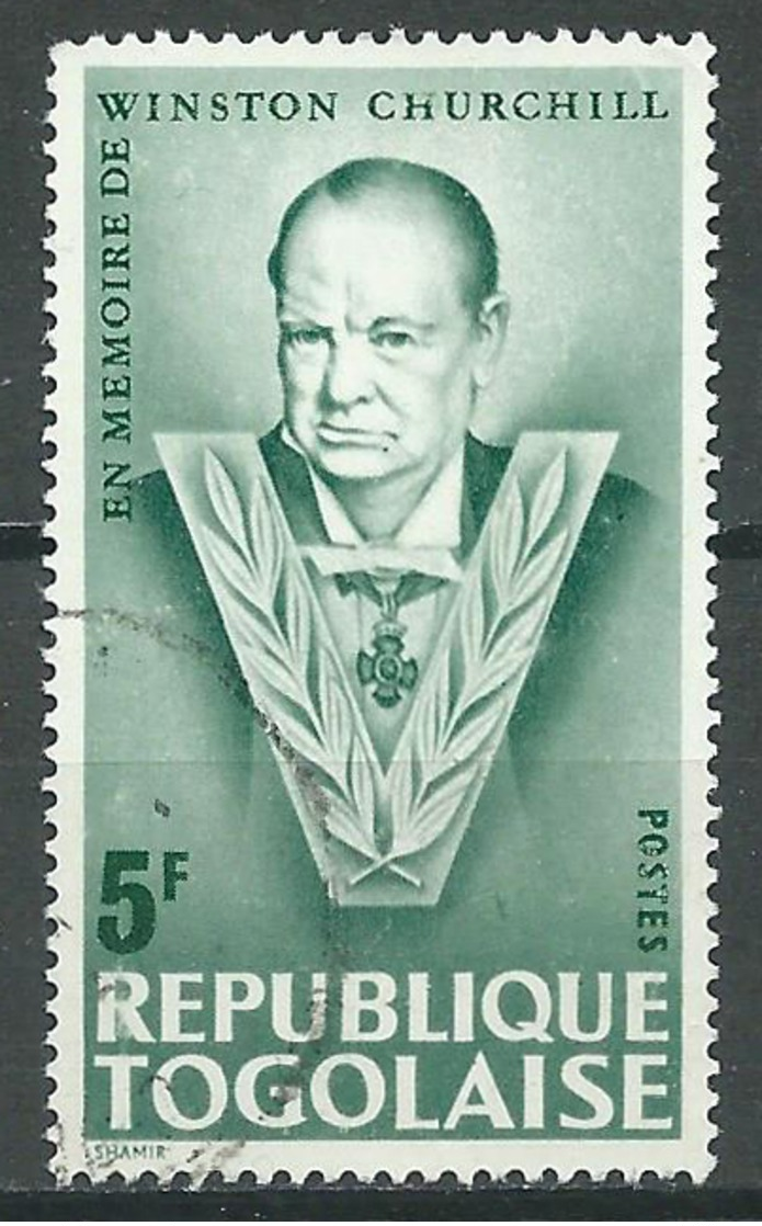 Togo YT N°457 Sir Winston Churchill Oblitéré ° - Togo (1960-...)