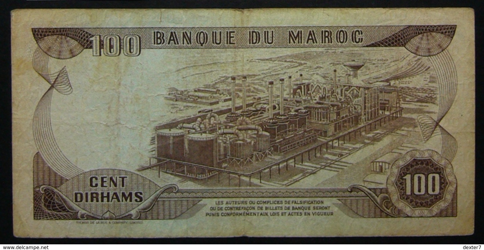 Marocco 100 Dinari Dinar 1970 (1985?) Morocco - Maroc