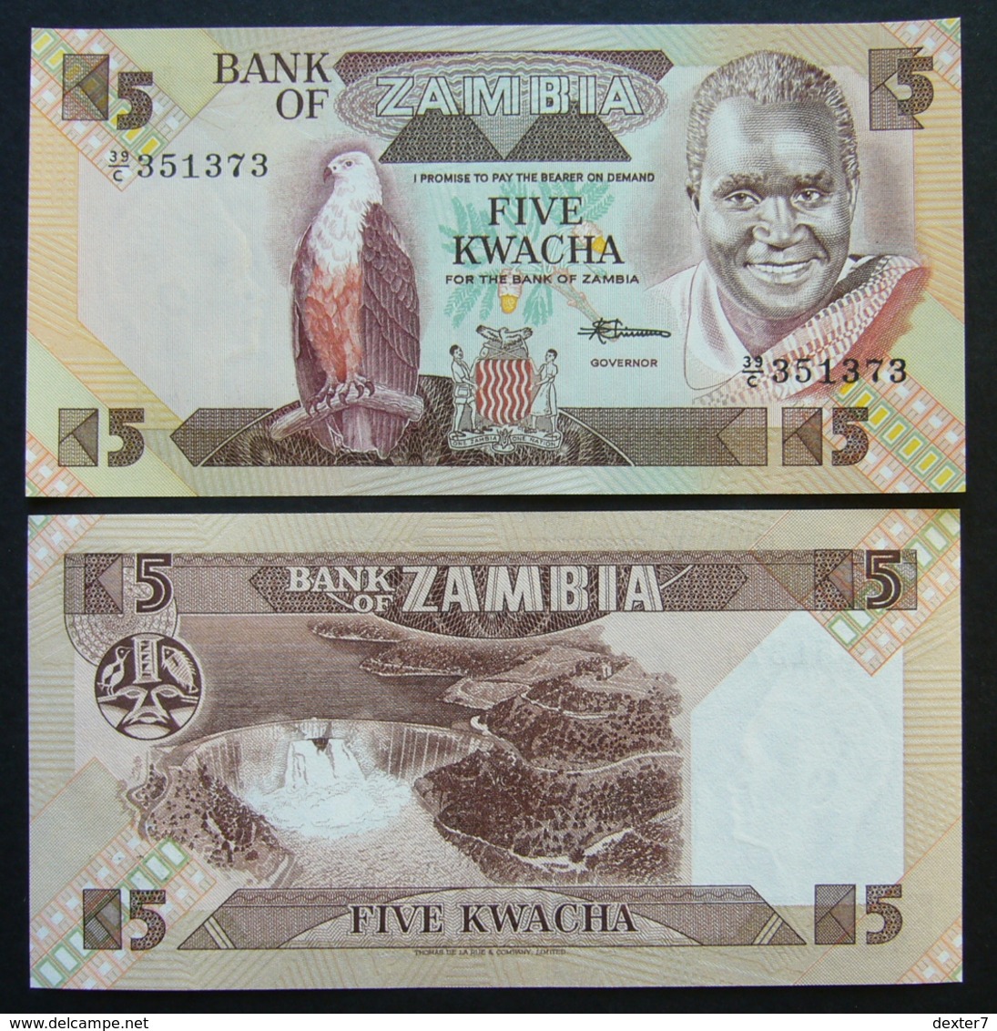 Zambia 5 Kwacha 1980-88 UNC FdS - Sambia