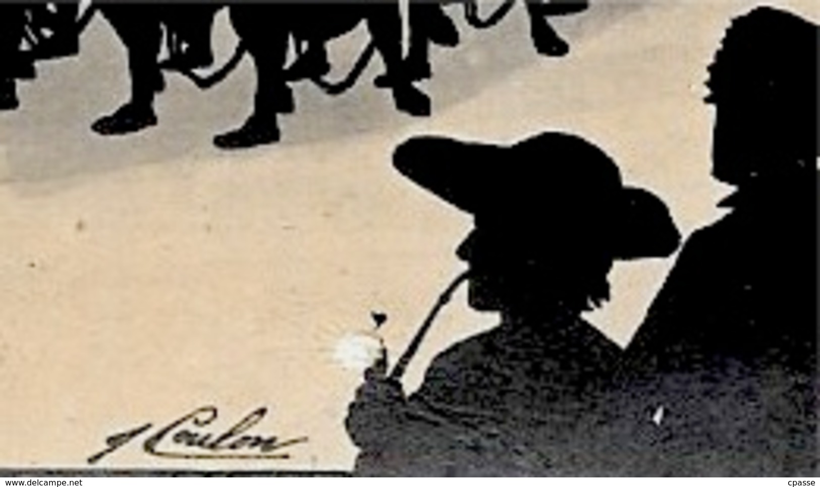 CPA AK Illustrateur Coulon SILHOUETTE Histoire - Entrée Des Français à Berlin 1806 Les Grenadiers De La Garde - Histoire