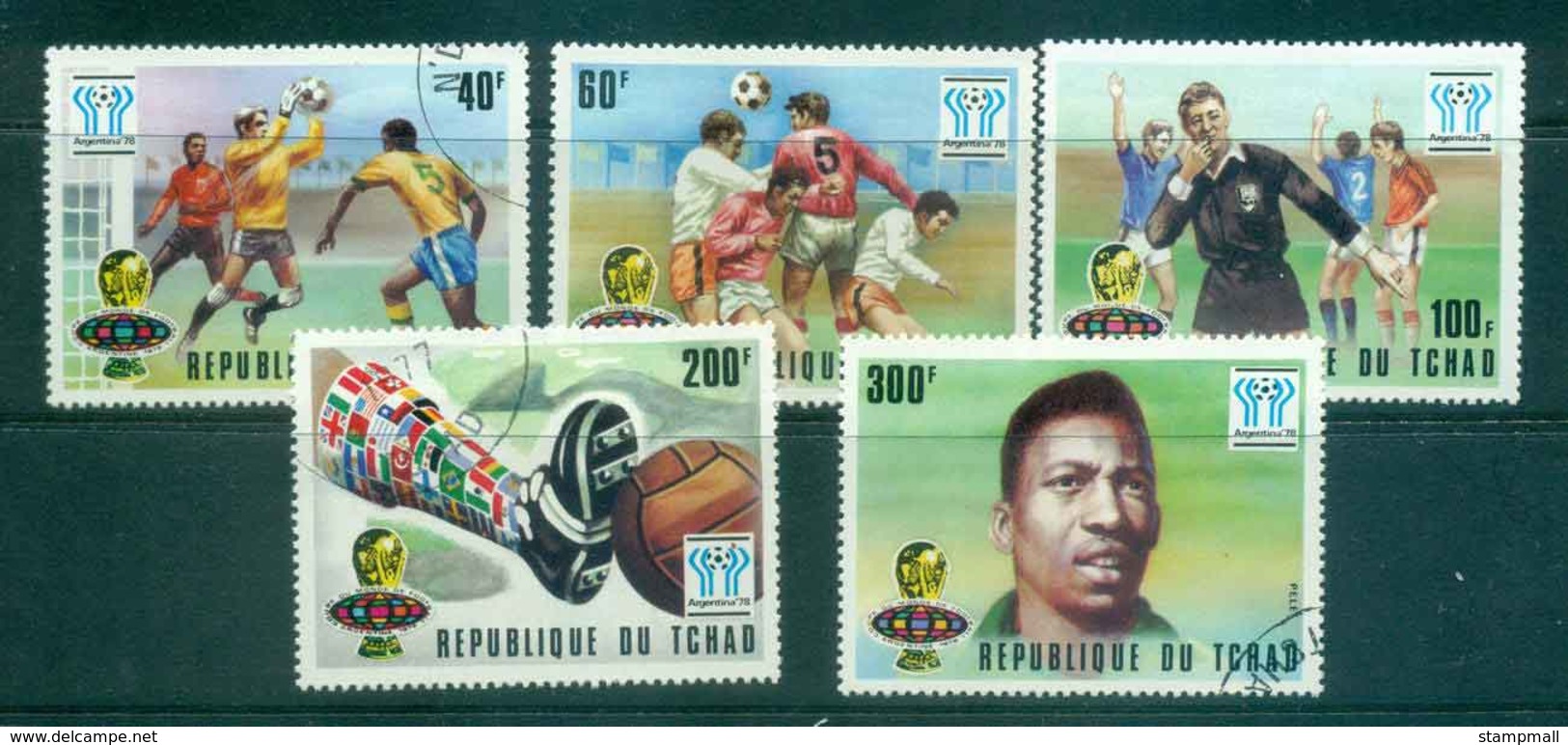 Chad 1977 World Cup Soccer CTO Lot46331 - Chad (1960-...)