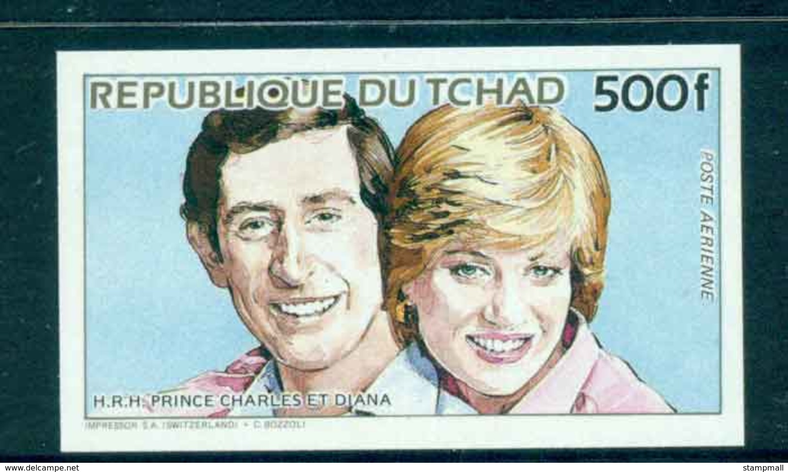 Chad 1984 Charles & Diana Wedding 500f IMPERF MUH Lot44833 - Chad (1960-...)