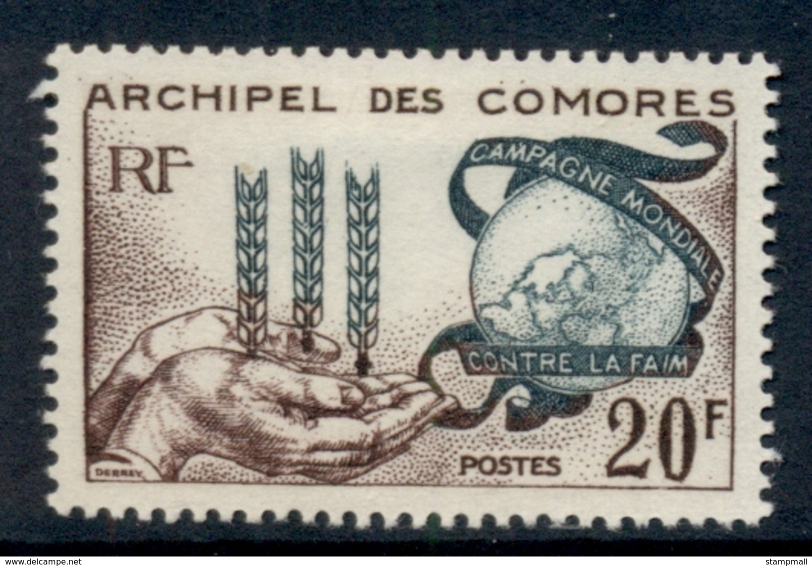 Comoro Is 1963 FAO FFH Freedom From Hunger MLH - Comoros