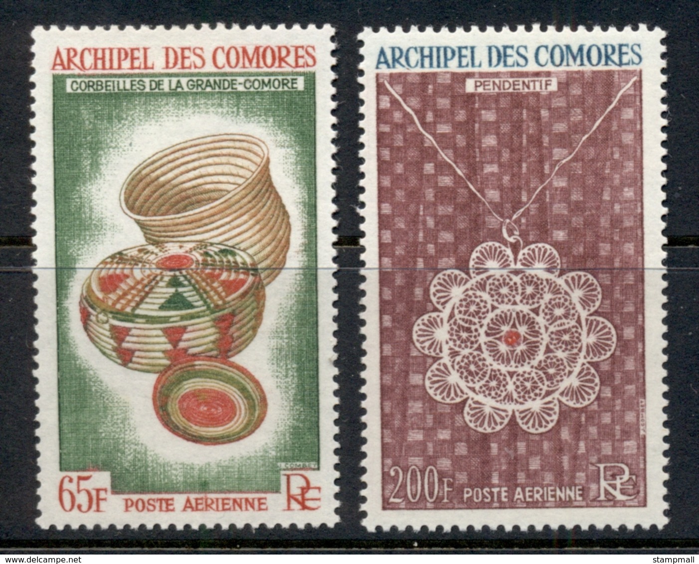 Comoro Is 1963 Handicrafts MLH - Isole Comore (1975-...)