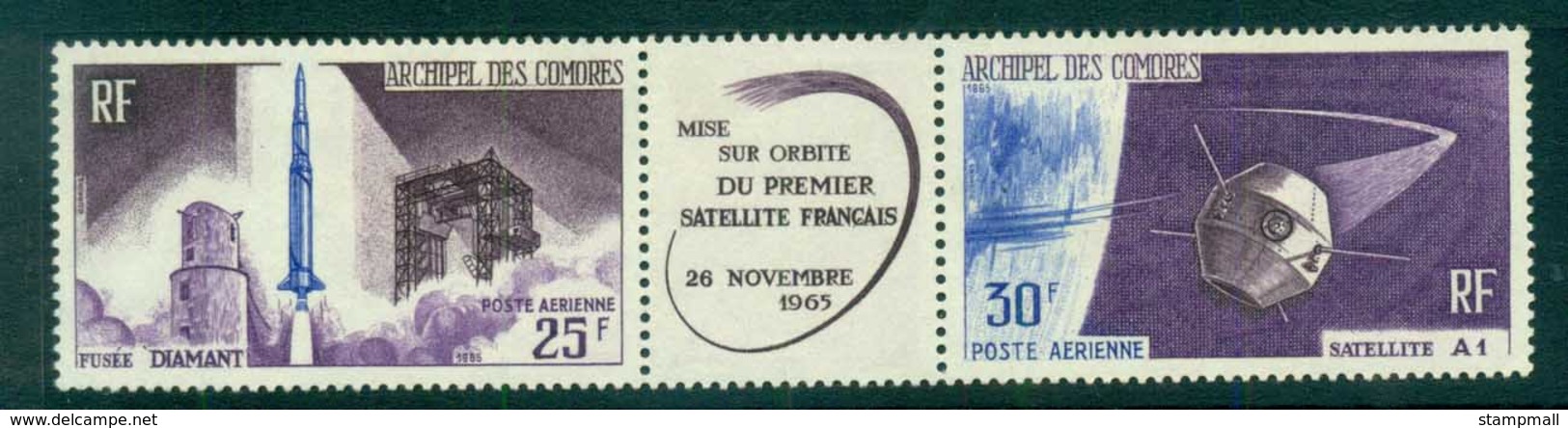 Comoro Is 1966 A1 Satellite Pr + Label MLH Lot73326 - Comoros