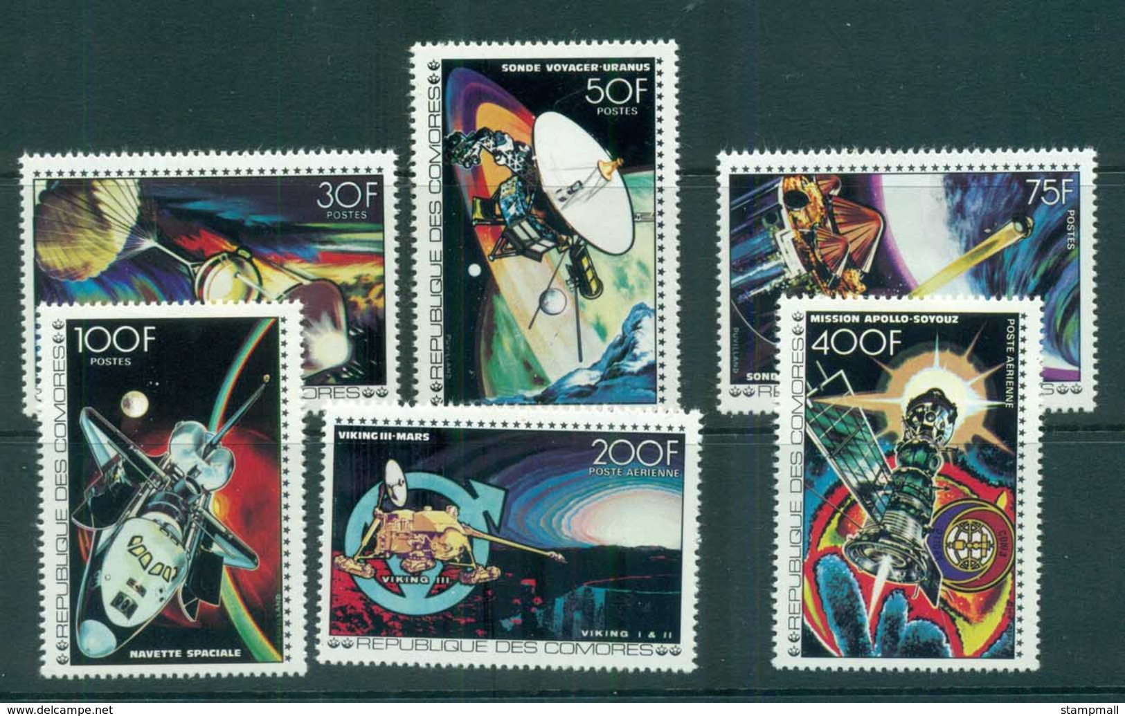 Comoro Is 1977 Space Exploration MLH Lot73350 - Comoros