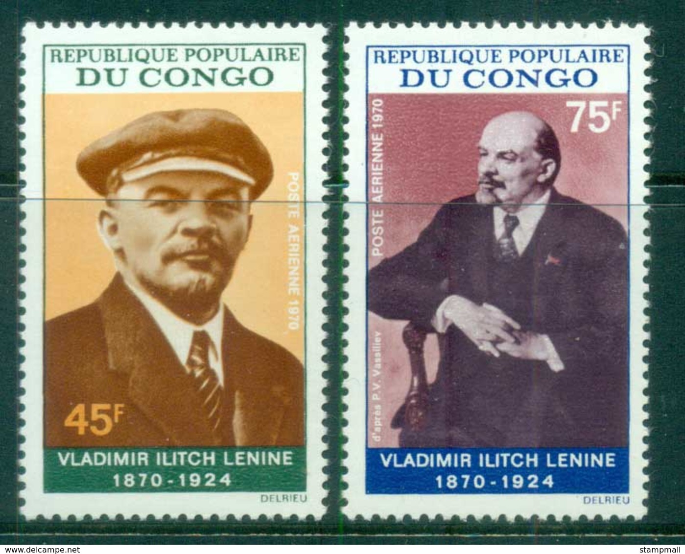 Congo 1970 Birth Of Lenin Cent. MUH - Other & Unclassified